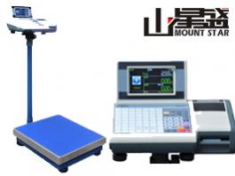 ADS-302熱敏標(biāo)簽打印地秤 75/150/300/500kg商城超市工廠電子地秤
